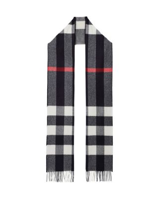 Check Cashmere Scarf