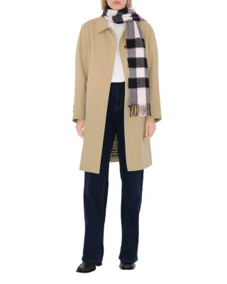 Check Cashmere Scarf