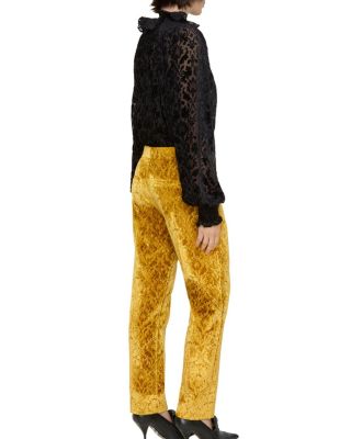 Baroque Velvet Tailored Trousers