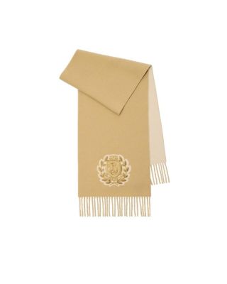  B Crest Cashmere Scarf