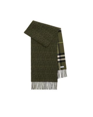  Reversible B Shield Cashmere Scarf