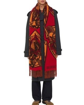  Charging Knight Wool Cashmere Scarf