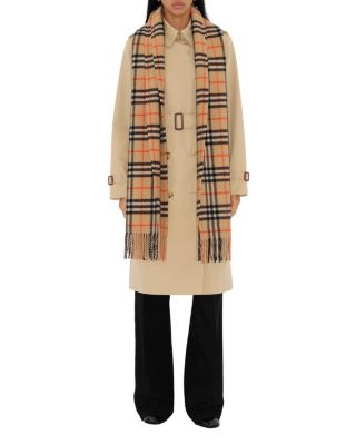 Check Cashmere Scarf