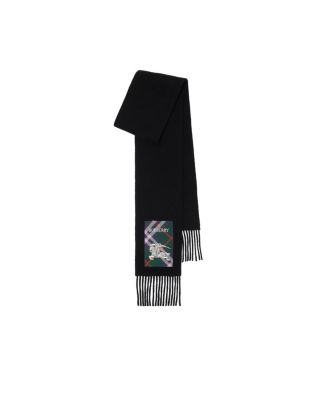 Check Label Cashmere Scarf