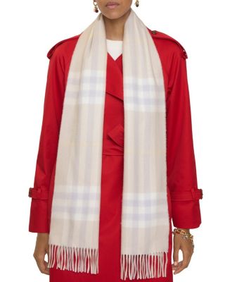 Check Cashmere Scarf
