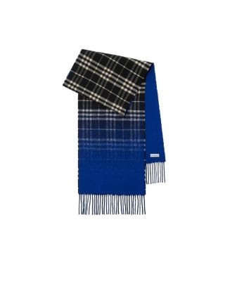  Gradient Check Cashmere Scarf
