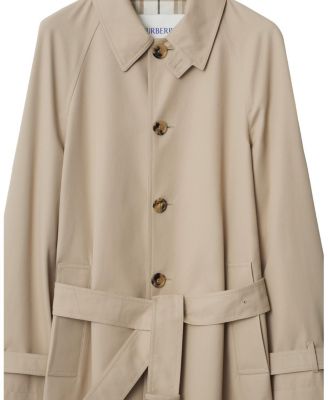 Long Gabardine Car Coat