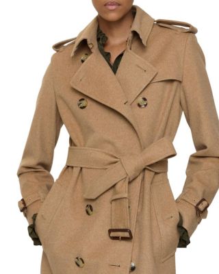  Long Cashmere Kensington Trench Coat