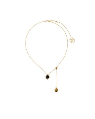 Onyx Shield Pendant Necklace