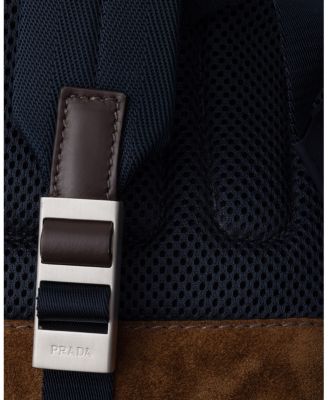 Re-Nylon and Suede Backpack