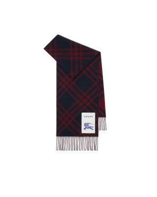 Check Cashmere Scarf