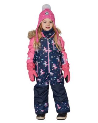 One Piece Play Snowsuit Unicorn - Big Kid