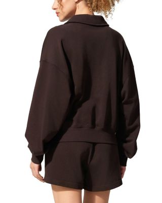 SILKERRY Oversized Heirloom '89 Polo Collar Sweatshirt