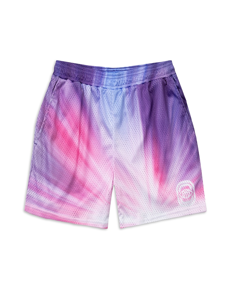 Overtime Boys' Motion Blur Mesh Shorts - Big Kid In Multi