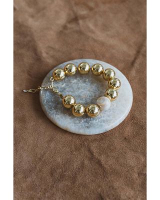Mother Of Pearl Beaded Bracelet