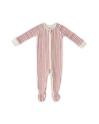Unisex Stripes Away Ribbed Footie Sleeper - Baby
