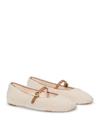 Women's Halo Shearling Mary Jane Flats