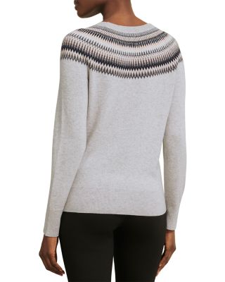 Greta Sparkle Fair Isle Crewneck Sweater
