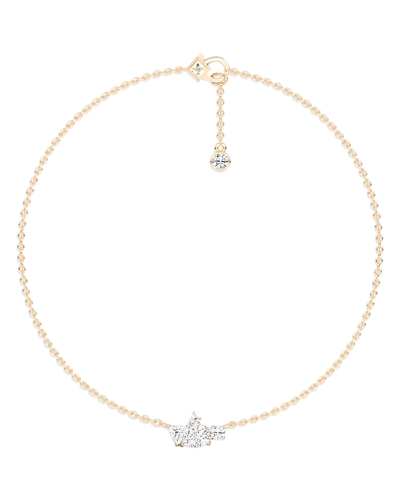 Shahla Karimi From The Luxe Collection Certified Lab Grown Diamond Mixed Cut Gaudi Mosaic Pendant Necklace In 14k In Gold