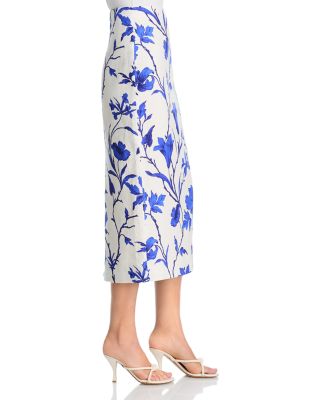 Sienna Linen Midi Skirt