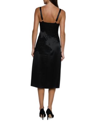 Fenna Silk Lace Appliqu&eacute; Dress