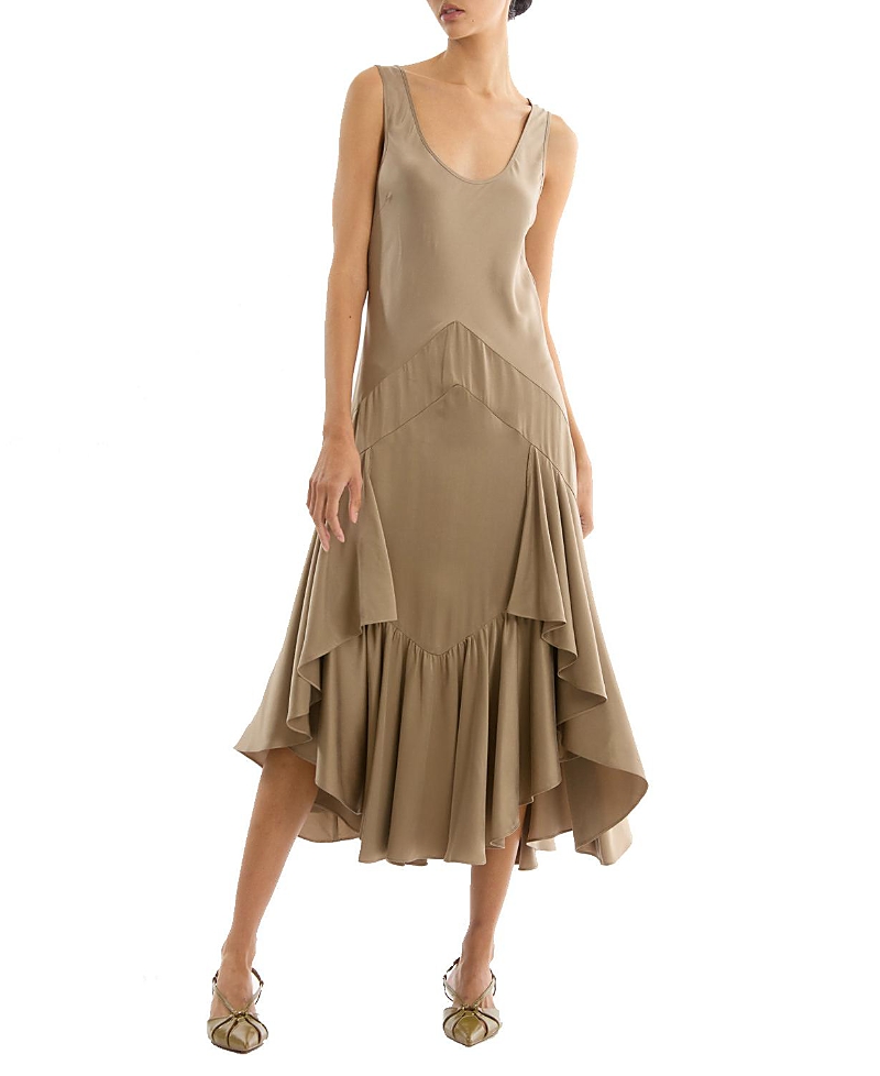 Secret Mission Evelyn Dress In Brown