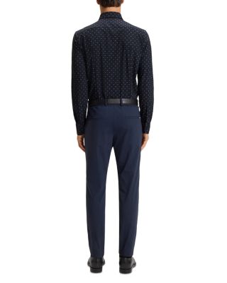 Hank Kent Slim Fit Button-Front Shirt