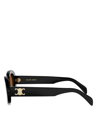 Triomphe Oval Sunglasses, 52mm