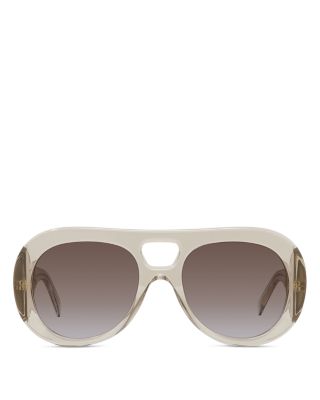 Bold Round Sunglasses, 53mm