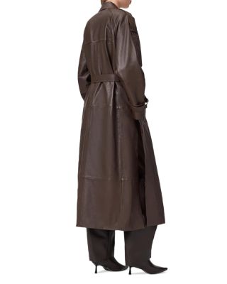 Reed Leather Trench Coat