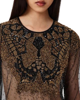 Greta Embellished Crop Top