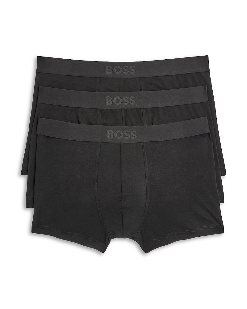 Hugo Boss Boss 3-pack Stretch Boxer Briefs In Black