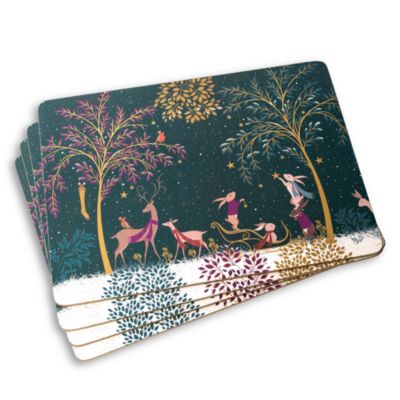 Sara Miller Woodland Tales Large Placemats, Set of 4
