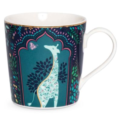 Sara Miller India Assorted Mugs, Set of 4