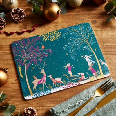 Sara Miller Woodland Tales Placemats, Set of 4