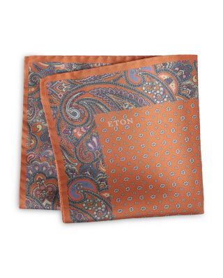 Paisley Silk Pocket Square