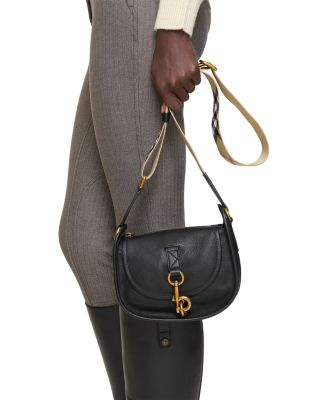 Black Leather Mini Bag