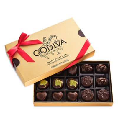 Dark Chocolate Gold Box, 15 Piece