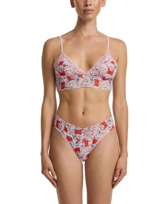 Printed Signature Lace Bralette