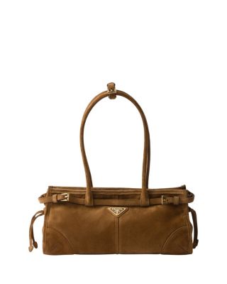 Prada Bonnie Medium Suede Handbag
