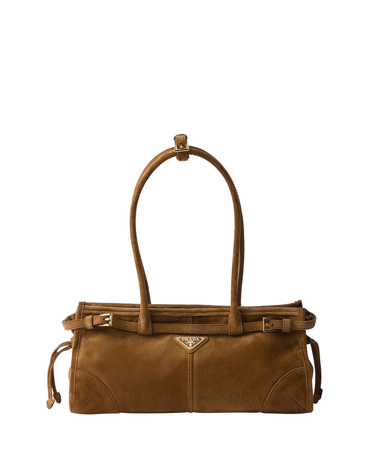 Prada Bonnie Medium Suede Handbag