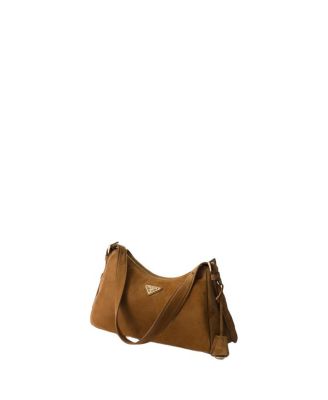  Aimee Medium Suede Shoulder Bag