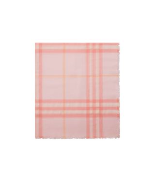  Wide Check Wool Scarf