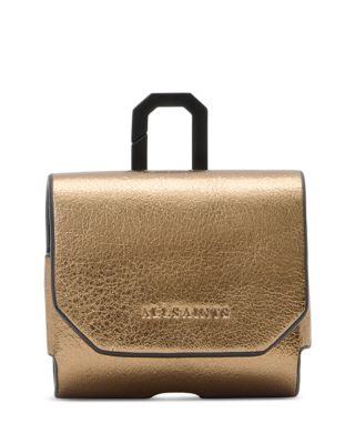 Allsaints Hex Metallic Leather AirPods Case