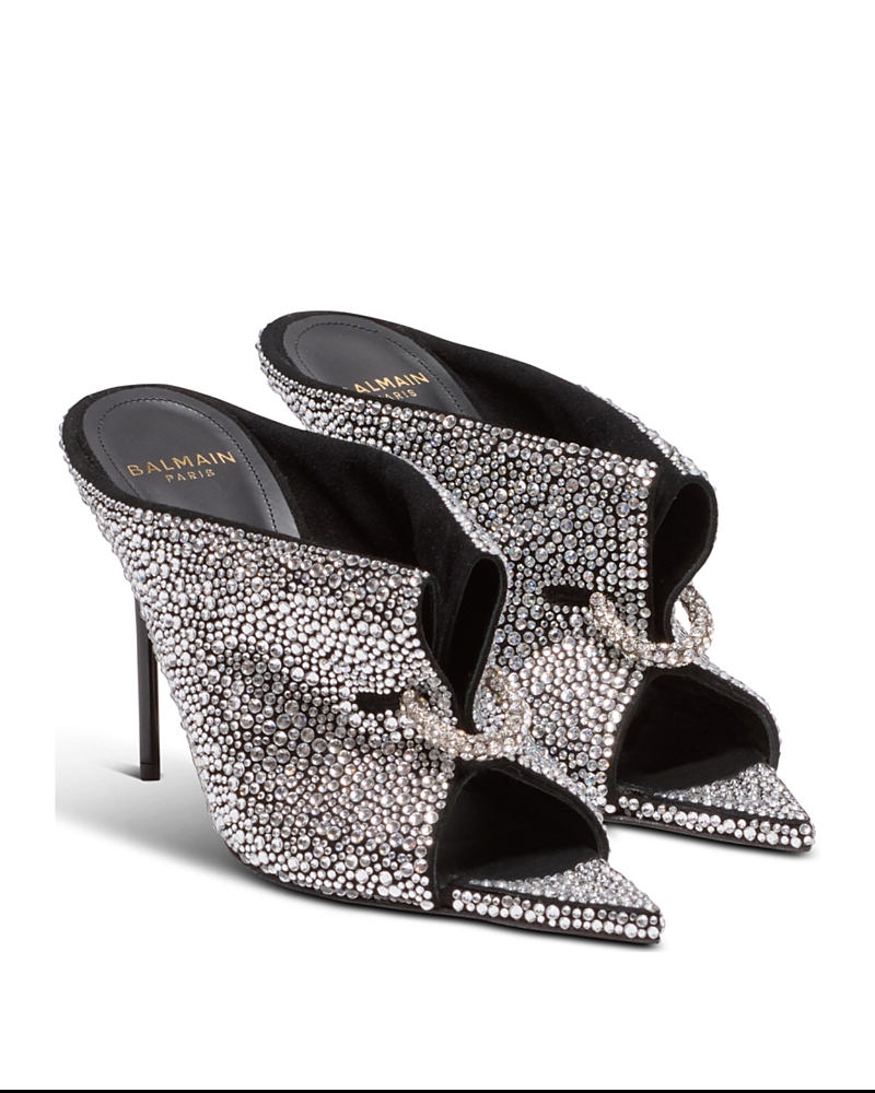 Balmain Women's Mules with Front Piercing