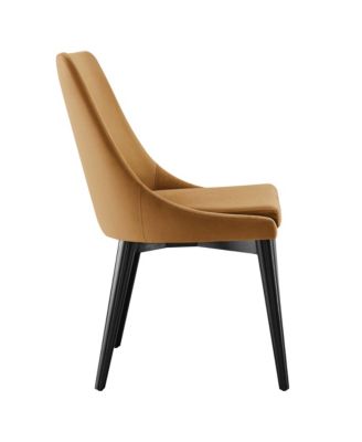 Viscount Accent Performance Velvet Dining Chairs, Set of 2