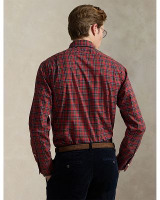 Classic Fit Plaid Twill Shirt