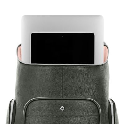 Mobile Solution 2 Leather Deluxe Backpack