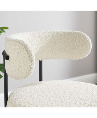 Albie Boucle Fabric Dining Chairs, Set of 2