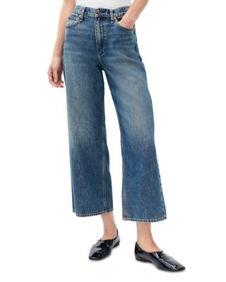 Andi Wide Leg Ankle Jeans in Declan